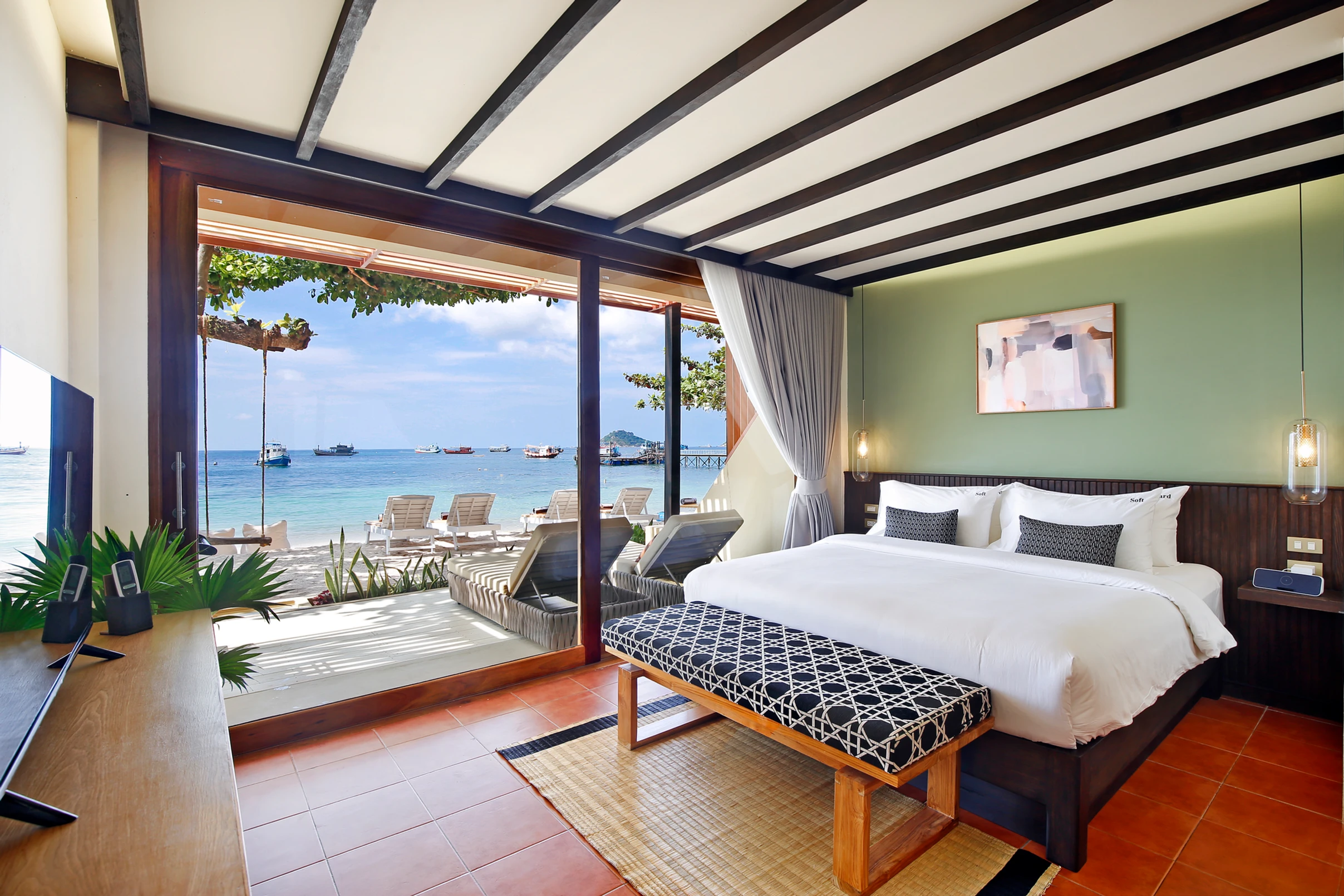 Beachfront Deluxe with Terrace